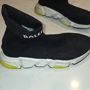 Balenciaga Black and Yellow Sneakers